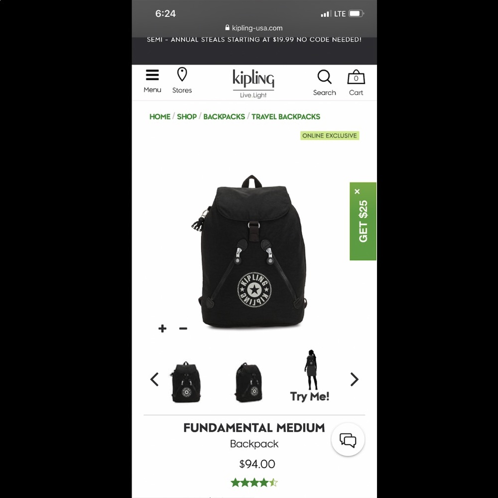 Kipling Backpack - image 5